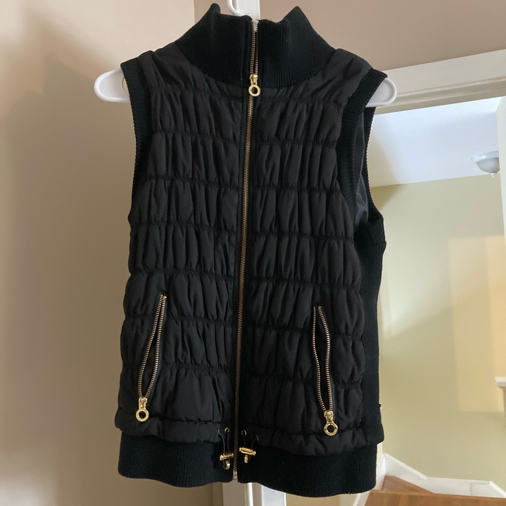 Calvin Klein black quilted vest